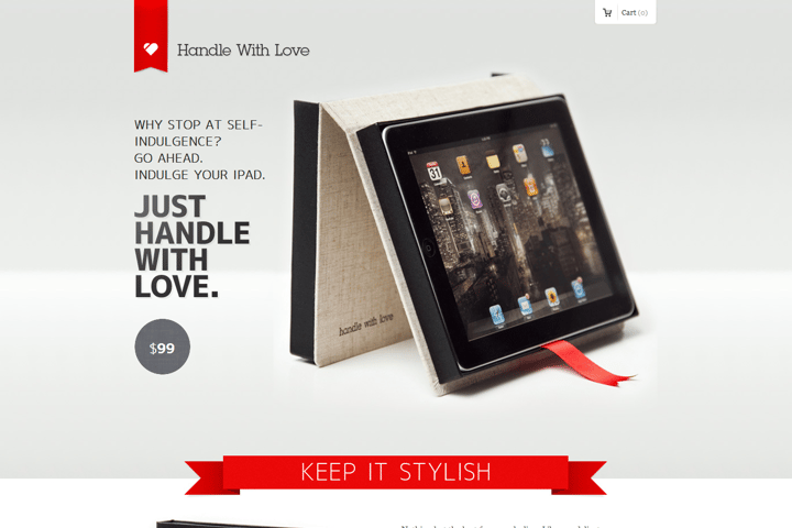 Handle With Love website preview